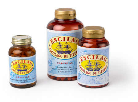 Escilag (shark cartilage) - dietary supplements (60 cap)