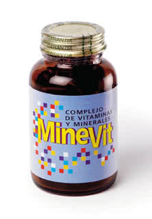 Minevit (tabletaslejo de vitaminas + minerales) - Vitaminas y minerales (60 cap)