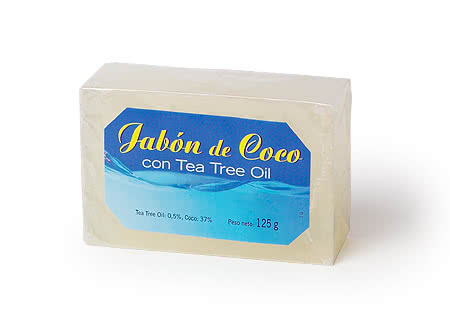 Coconut soap + tea tree oil - hygiene (125 g)