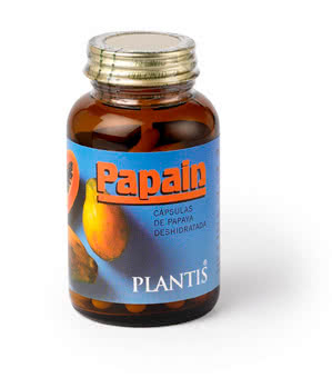 Papain (papaina)  - suplementos nutricionais (50 cap)