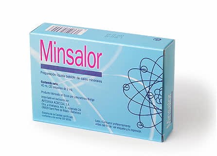 Minsalor  - nouvelle gnration d'oligo-lments (40 ml)