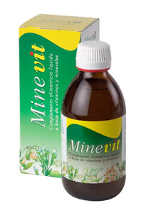 Minevit xarope - vitaminas e minerais (250 ml)