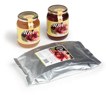 Miel haute montagne trimen - le miel et le pollen (1 kg)